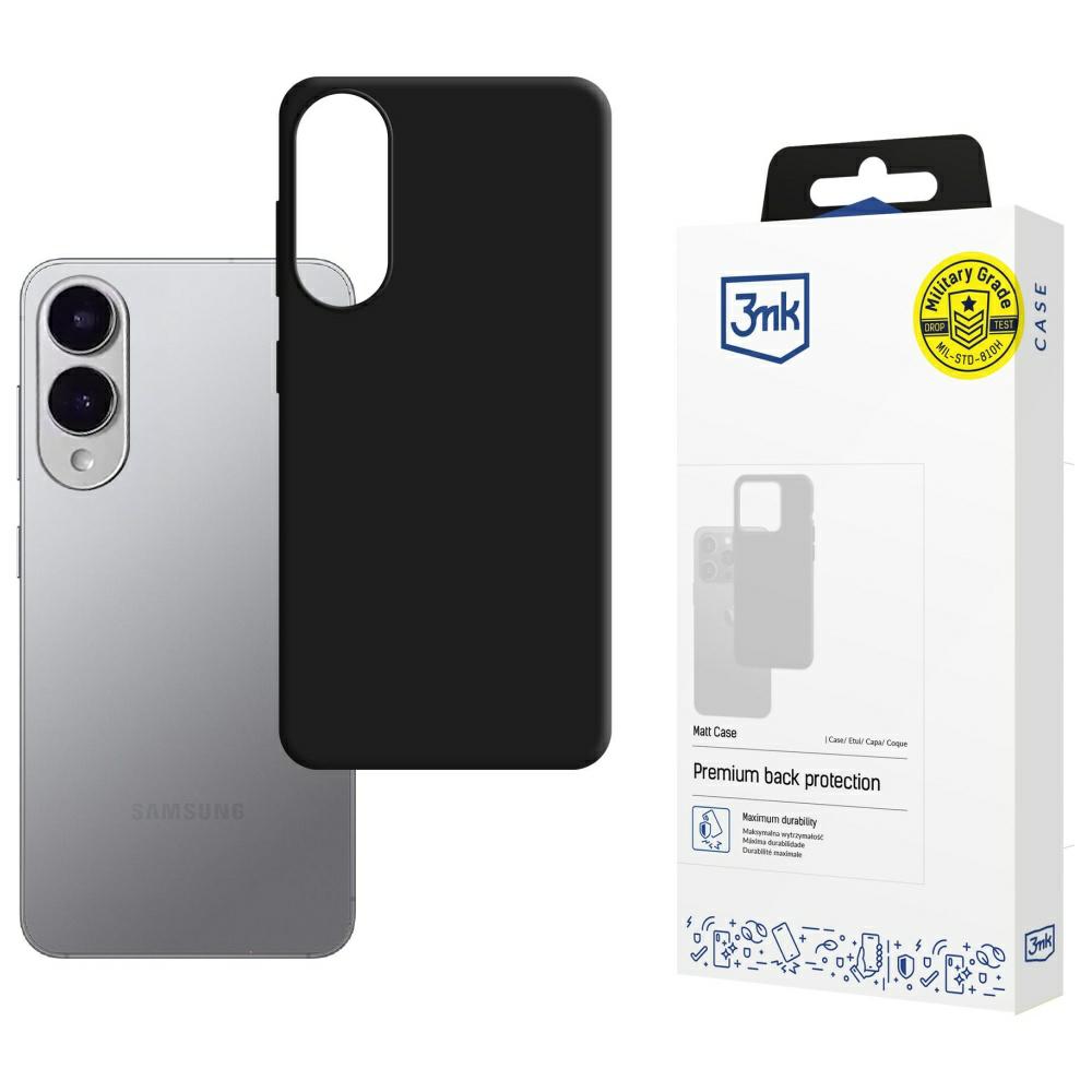 Etui 3Mk Matt Case Do Galaxy S25 Edge, Czarne