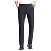Pantalones Casuales de Negocios Rectos de Seda Helada para Hombre
