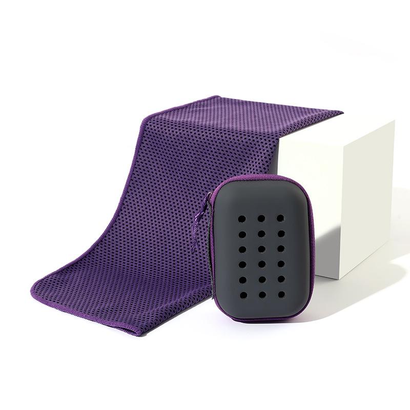 Summer Cooling Sports Towel - Yoga & Fitness Ice Towel with EVA Packaging
