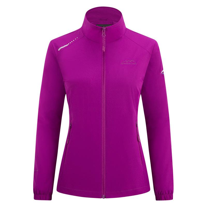 Couples' Plus Size Windbreaker: Lightweight Spring/Fall Outdoor Shell with Sun Protection & Waterproof Features