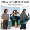 500ml Stainless Steel Water Cold Direct Airtight Easy to Cloth Bag Two Lids Stylish for Club High School Outdoor Unisex Bottle, Insulated, & Hot,