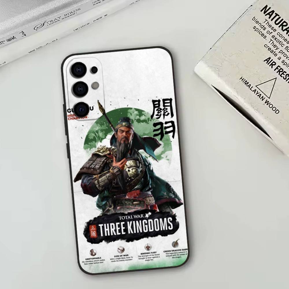 

Three Kingdoms Phone Case Black Silicone Soft For Samsung S25,S24,S21,S22,S23,S30,Ultra,S20,Plus,Fe,Lite Samsung S21Ultra