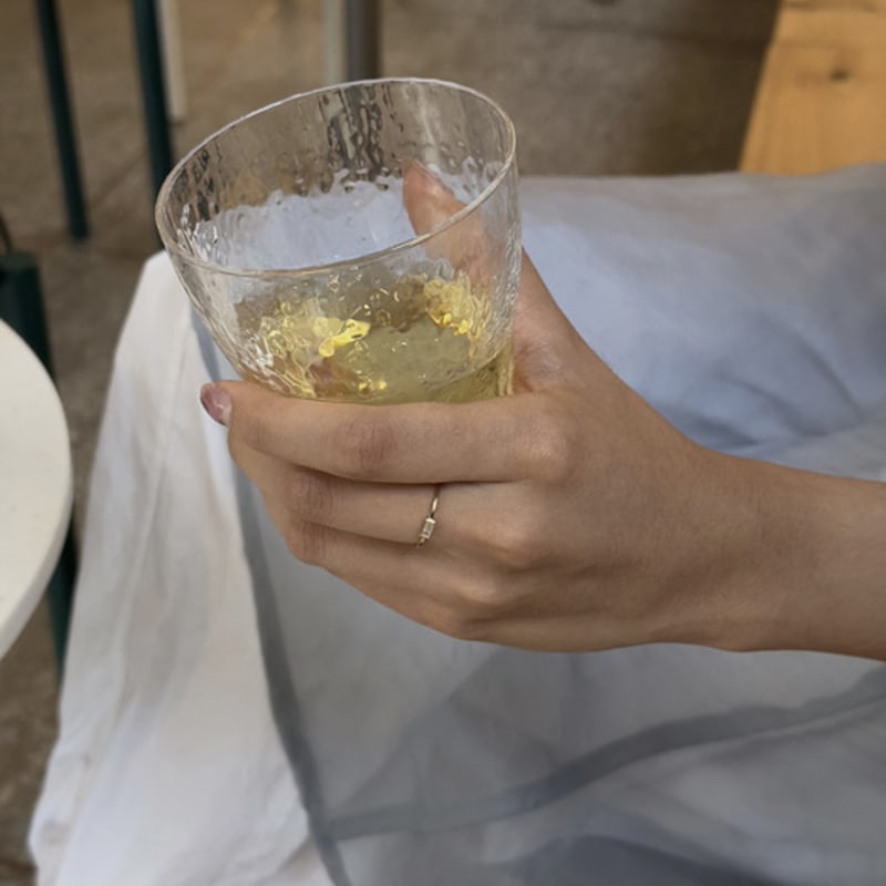 Faye 14k Mini baguette ring