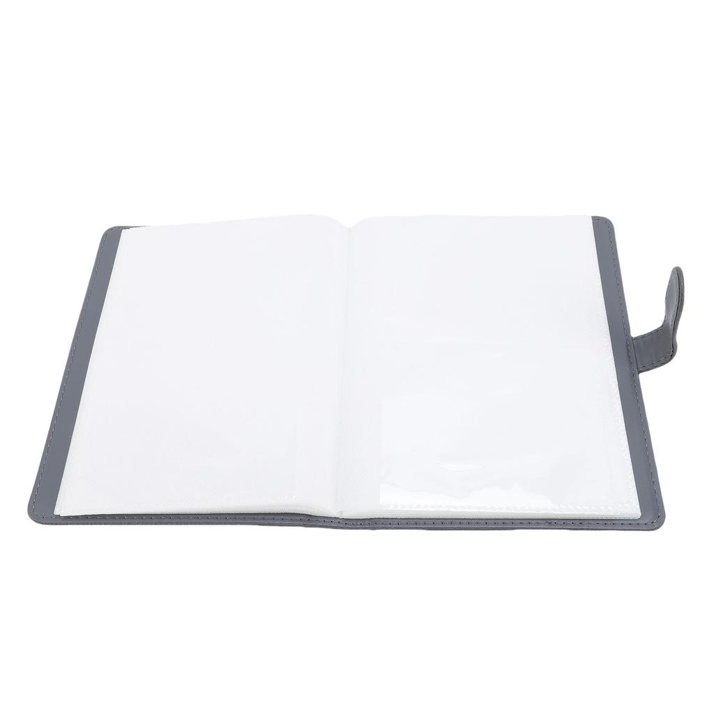 Instant Camera Photo Album Litchi Pattern PU Cover PVC Seal Picture Album for 5.5 Inch Photos