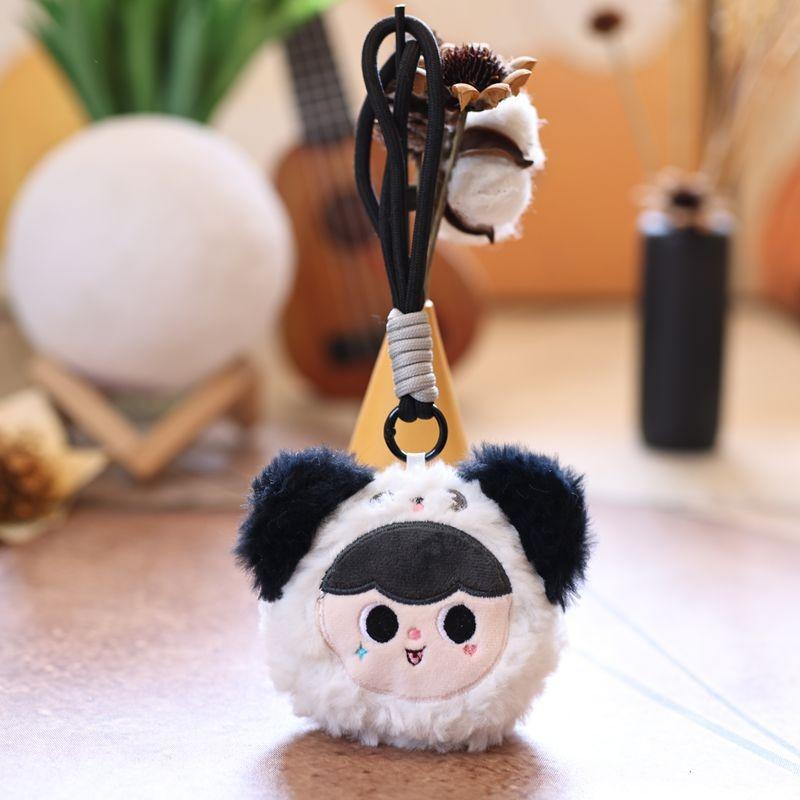 Three V3 Baby Plush Keychain Cute Cartoon Keyring Giftgiving Doll Decoration