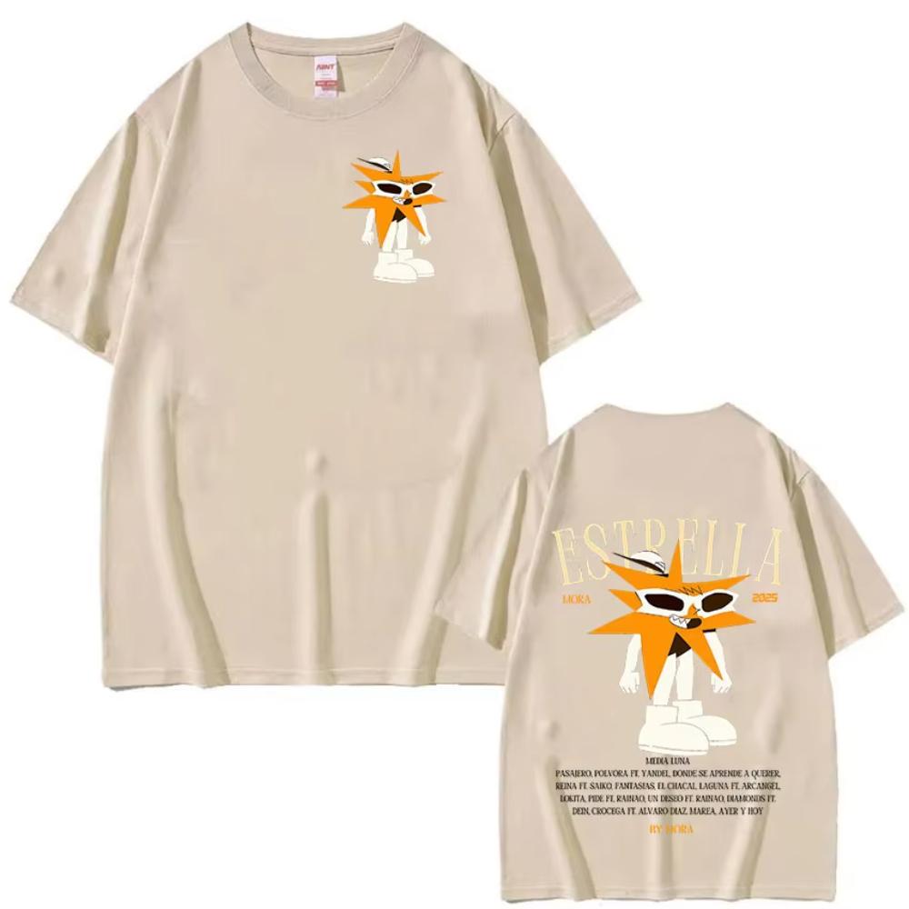 Rapper MORA Tour 2025 Album Merch T-Shirts Men Women Summer O-Neck Cotton T Shirt Hip Hop Gothic Short Sleeve T-Shirt Streetwear
