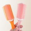 Ergonomic Detangle Hairbrush With Soft Bristles And Hollow Out Designs Hairdressing Tool Styling Comb For Oild Head