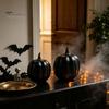 Halloweenské dýňové dekorace Světelná dekorace, Pryskyřičné noční světlo, Podzimní sklizeň Domácí ozdoby Osvětlený středový díl na stůl pro ložnici