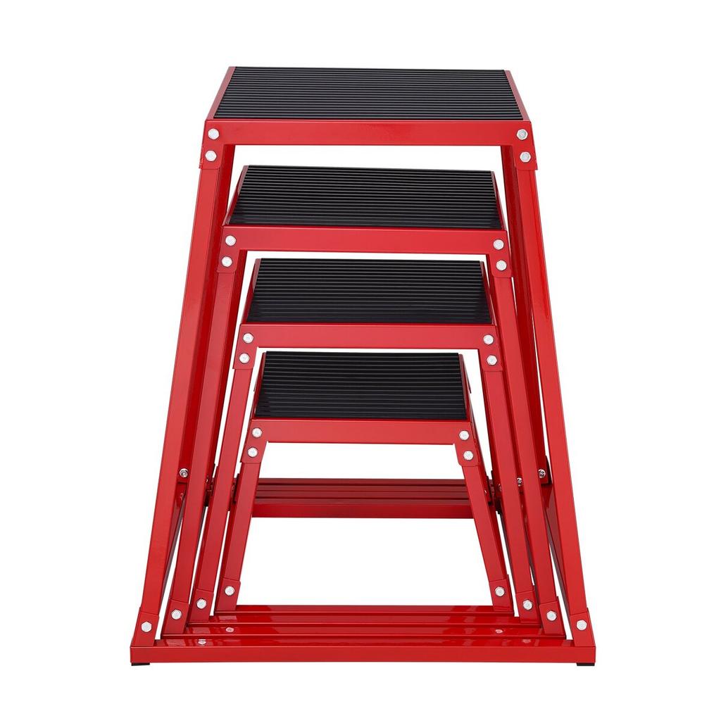 Plyometric Jump Boxes, 12/18/24/30 Inch Plyo Box, Platform and Jumping Agility Box, Anti-Slip Fitness Exercise Step Up Box Set for Home Gym Training,
