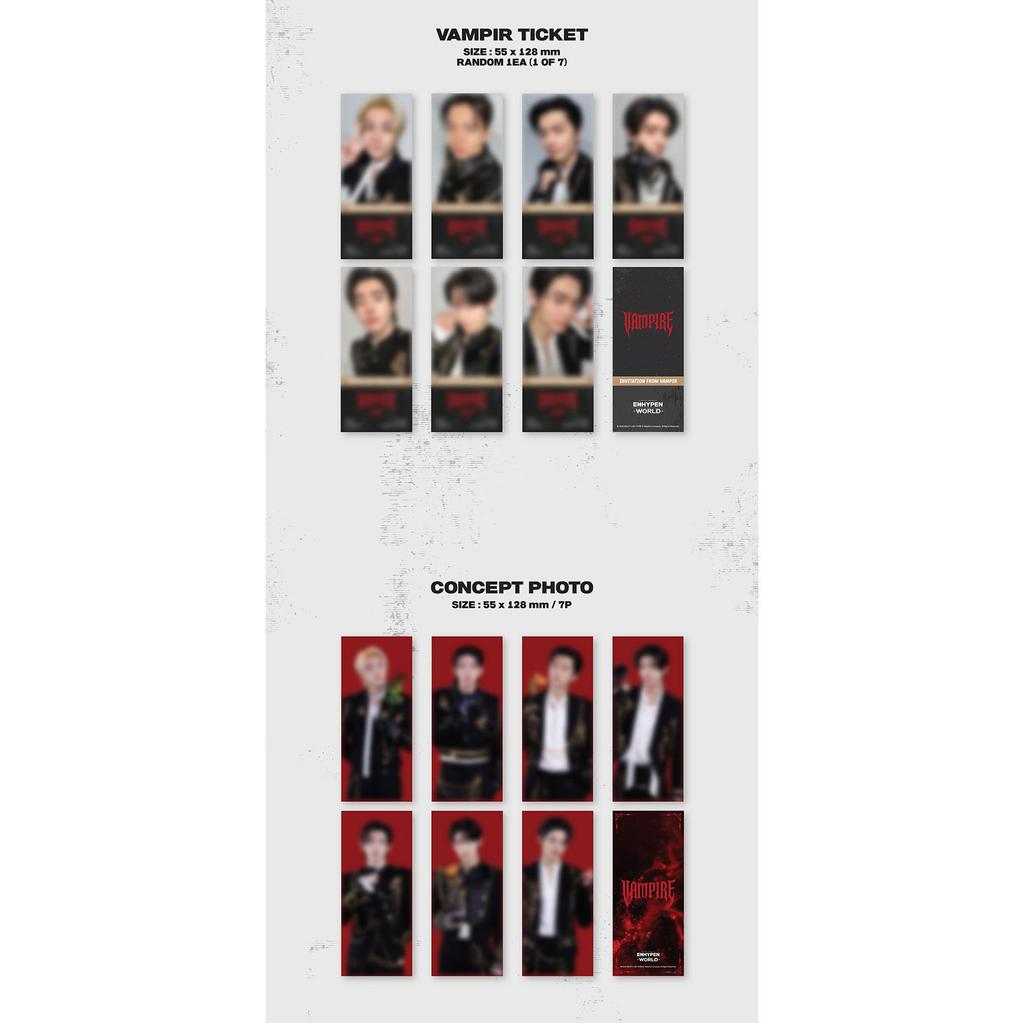 [Pre-order] ENHYPEN WORLD Coupon Card Collection VAMPIRE BASIC ver.