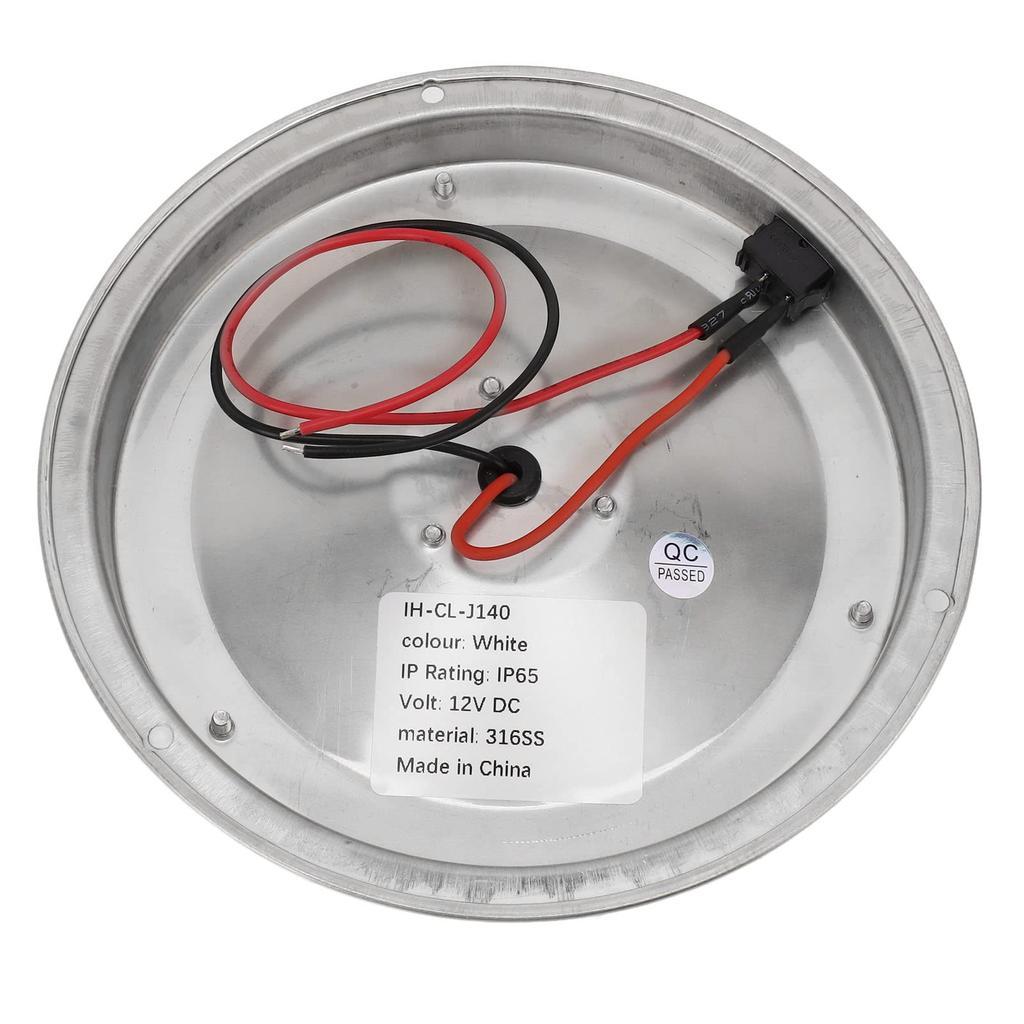 LED Surface Mount Dome Marine Ceiling Dome 42 IP65 Waterproof Interior Cabin Light for and Yachts Light, 5.5-inch Light, LEDs, Caravans, RVs, Boats,