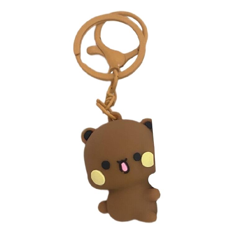 

1pc/2pcs Charming Cartoon Panda Magnetic Hug Keychain Pendant Backpack Ornament Resin Decoration Gift Toy for All Ages