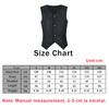 Men's Vests Medieval-style Vintage Costume Tuxedo Sleeveless Vests European Vintage Stage Halloween Costume Gothic Jacket Set