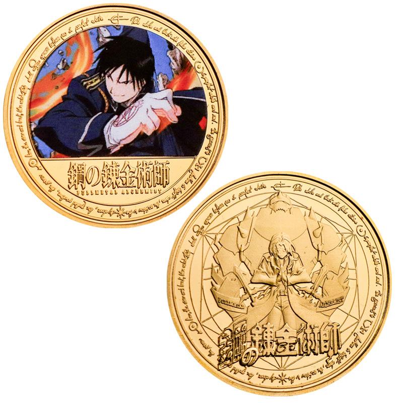 Steel Commemorative Coins, Anime Coins, Peripheral Commemorative Coins, Die Cast Metal Coins, Badges, Gifts