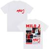 Rapper Milo J Tour 2025 Graphic Tshirt Unisex Hiphop Pop Music Shortsleeved Fashion Summer Print 100 Pure Cotton Tshirt