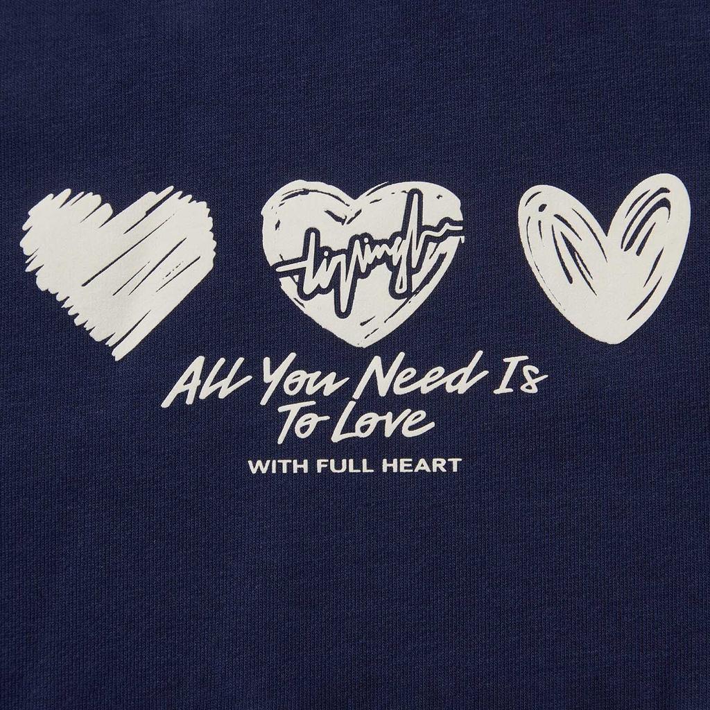 Li Ning Sports Lifestyle Series Fashion Letter American Retro Simple Round Neck Comfortable Breathable Versatile Casual Loose Sweatshirt AWDV806-3