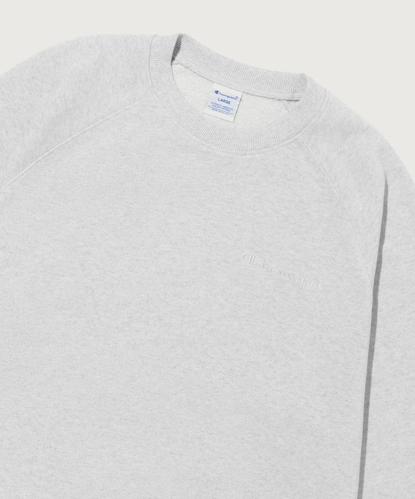 CHAMPION Small Logo Loose Fit Sweatshirt Light Grey