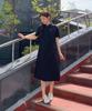 NATIONALGEOGRAPHIC N252Wop840 Women'S Lightweight Woven Collared Dress Carbon Black