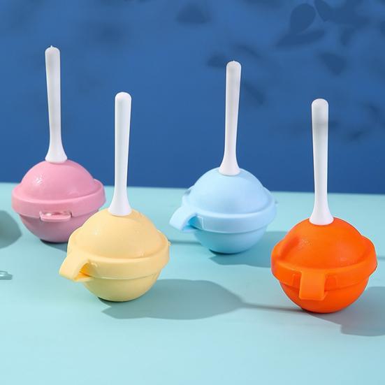 Silicone Lollipop Ice Cream Maker, Homemade Popsicle Molds, DIY Popsicle Maker for Kids, Lollipop Ice Cream Mold, Reusable Popsicle Molds