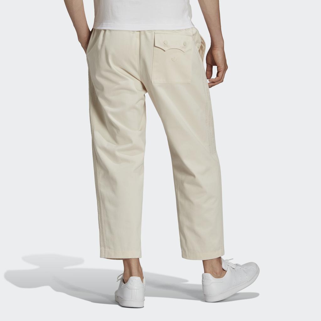 Adidas Originals C Twill Long Knit Sports Pants Men Bottoms Off-White HG4867