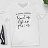 Simple Sentence Printed Tshirt No Me Dala Vida Summer Black White Pink Letter Base Model Loose Large Tshirt