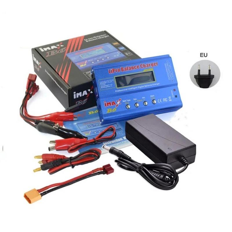 IMAX B6 80W Battery Charger Lipo NiMh Li-ion Ni-Cd Digital RC Lipo Charger + 15V 6A Adapter Balance Charger Discharger