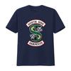 Riverdale Unisexs T Shirt South Side Serpents Size S Small Double Sided Snake Vintage Slightly Graphic Versatile