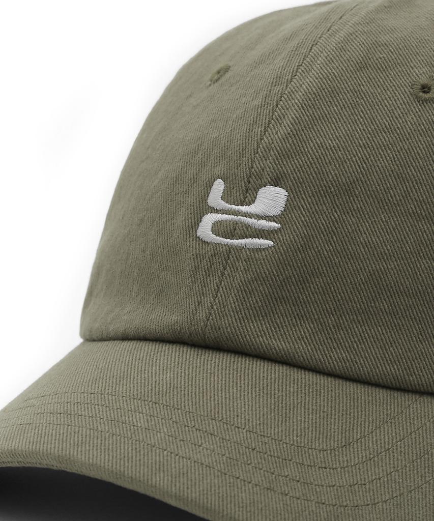 Eondeokeonteulol Four Seasons Cotton Logo Embroidered Basic Soft Top Unisex Ball Cap Uc / Washed B B / Khaki