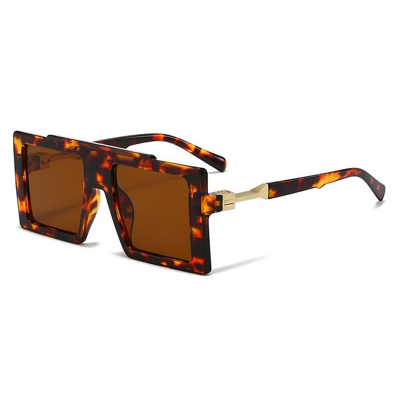 New European American Retro Square Unisex Trendy Fashion Street Style Sunglasses