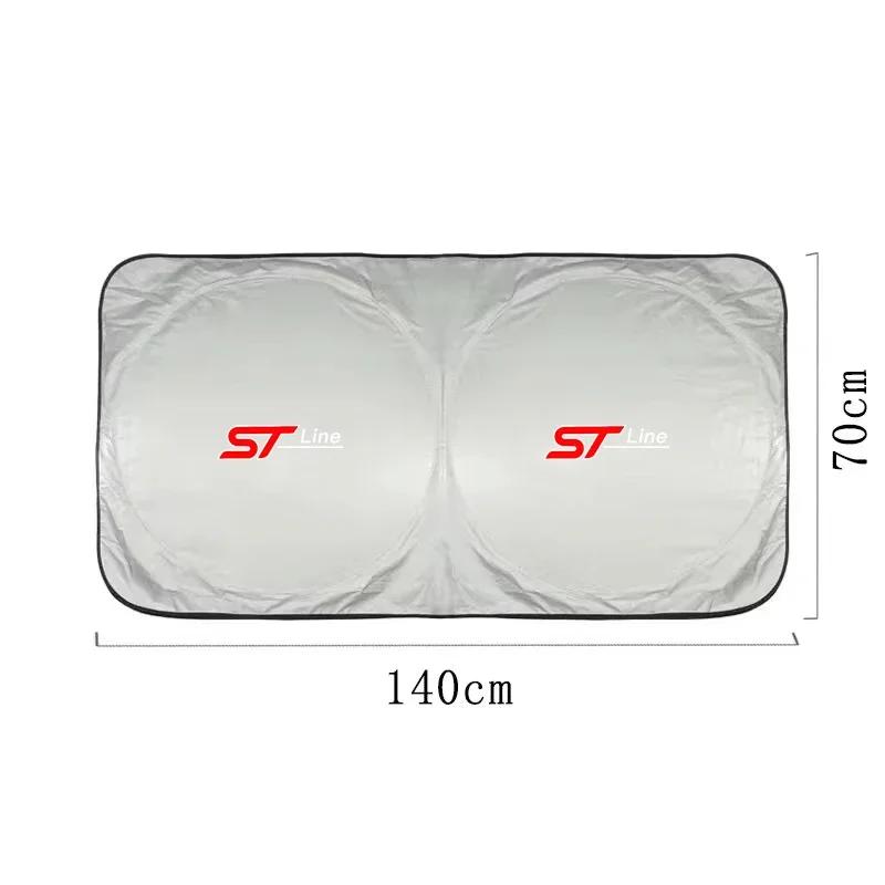 

Car Sticker Car Sticker 2025 Hot Car Windshield Sun Shade Visor UV Protection Shield For Ford S MAX Ranger Focus Fiesta Mondeo K