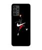 Maniacase Case For Samsung Galaxy A13 4g Nike Jordan Logo Black Background