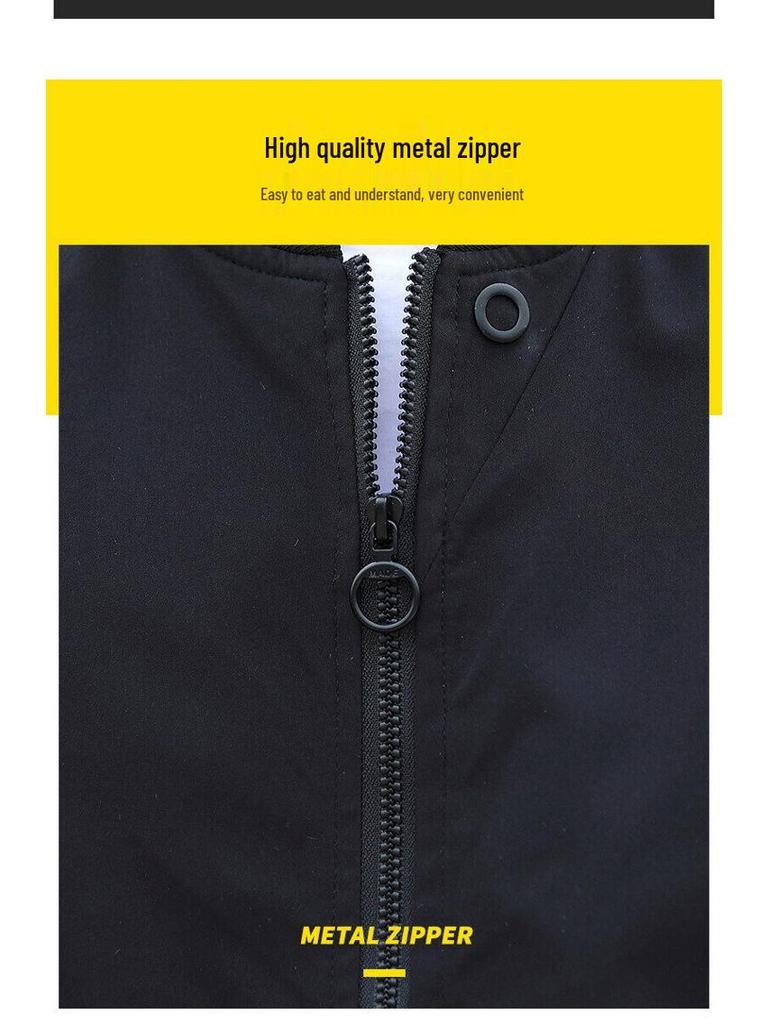 Pánská bunda v korejském stylu s baseballovým límcem - Všestranná podzimní/jarní móda