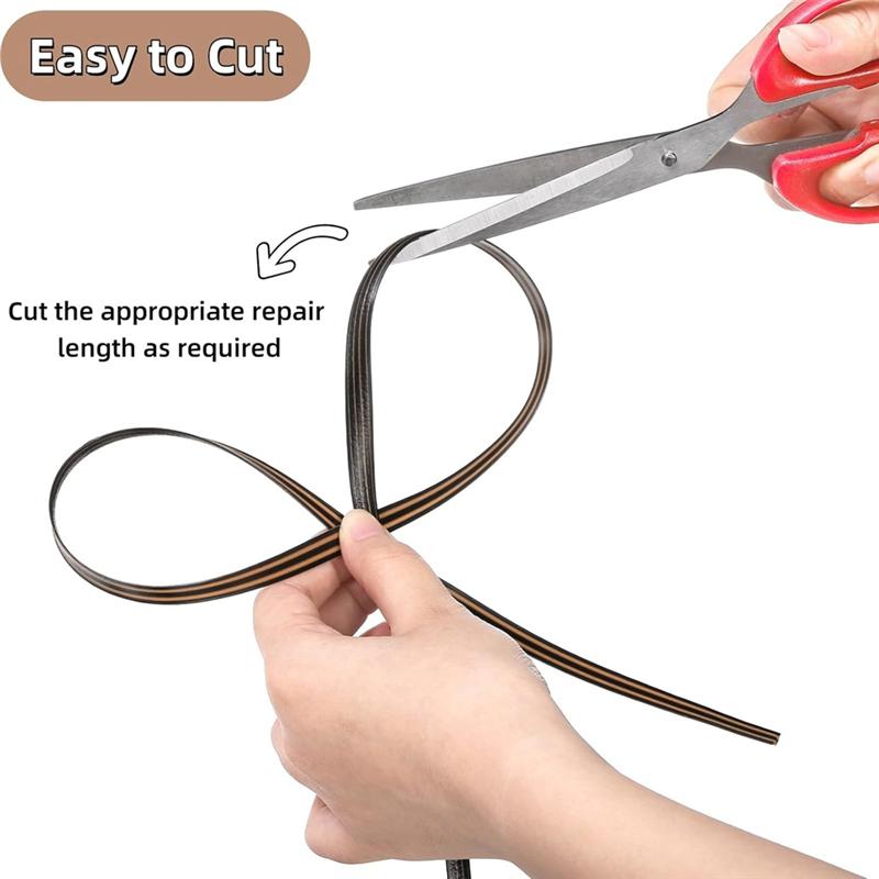 Wicker Repair Kit 459 Feet Rattan Patio Chair Sofa Furniture Repair Supplies,Gradiant Coffee Brown Extended Weave