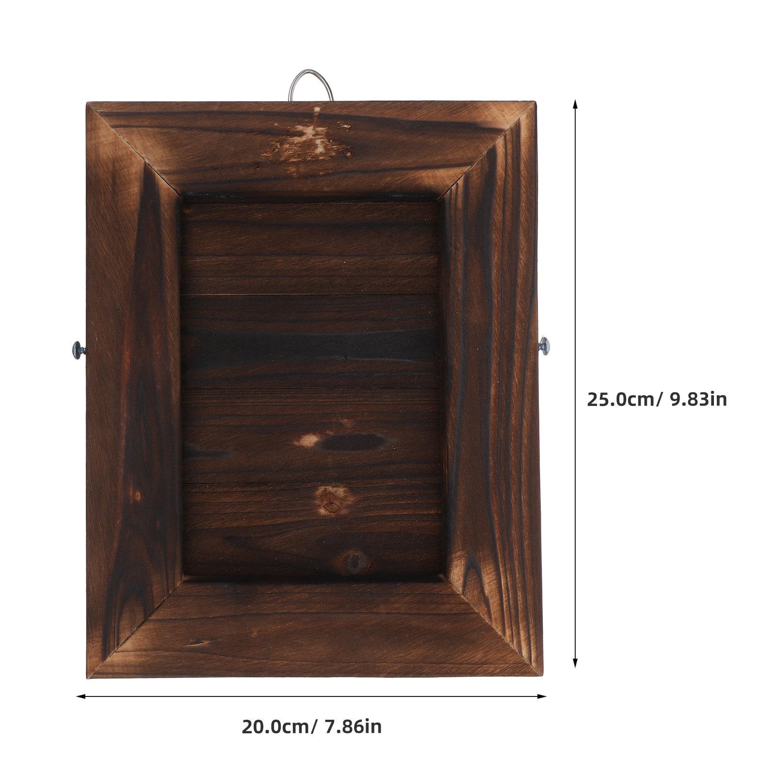 

Stag Horn Fern Mount Wall Planter Solid Carbonized Wood Hanging Planting Frame for Orchids Herbs Indoor Vertical Garden Decor