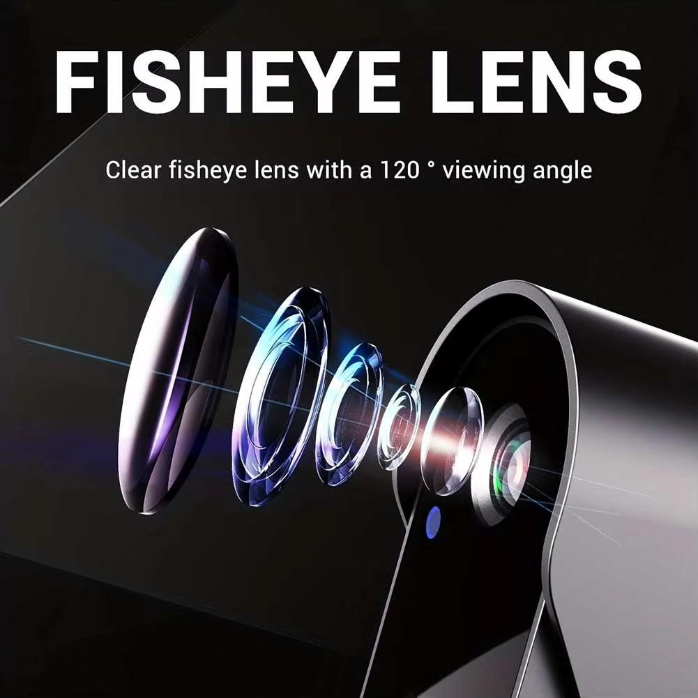 Wireless Video Doorbell Two Way Voice Video Intercom System Wireless Video Doorbell Camera with Monitor 120 Degree Viewing Angle M2 4.3" Screen