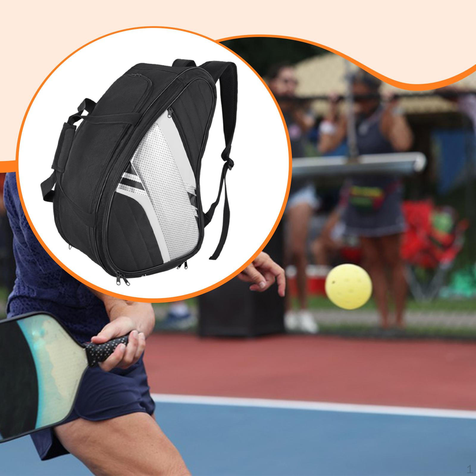 Pickleball Bag Portable Waterproof Large Capacity Carry