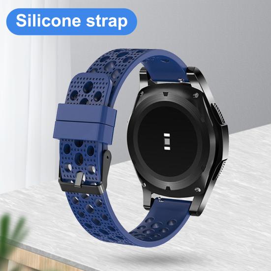 

Водонепроницаемый ремешок для часов 20/22 мм, мягкий силиконовый ремешок для замены ремешка для часов Samsung Galaxy Watch 22 mm