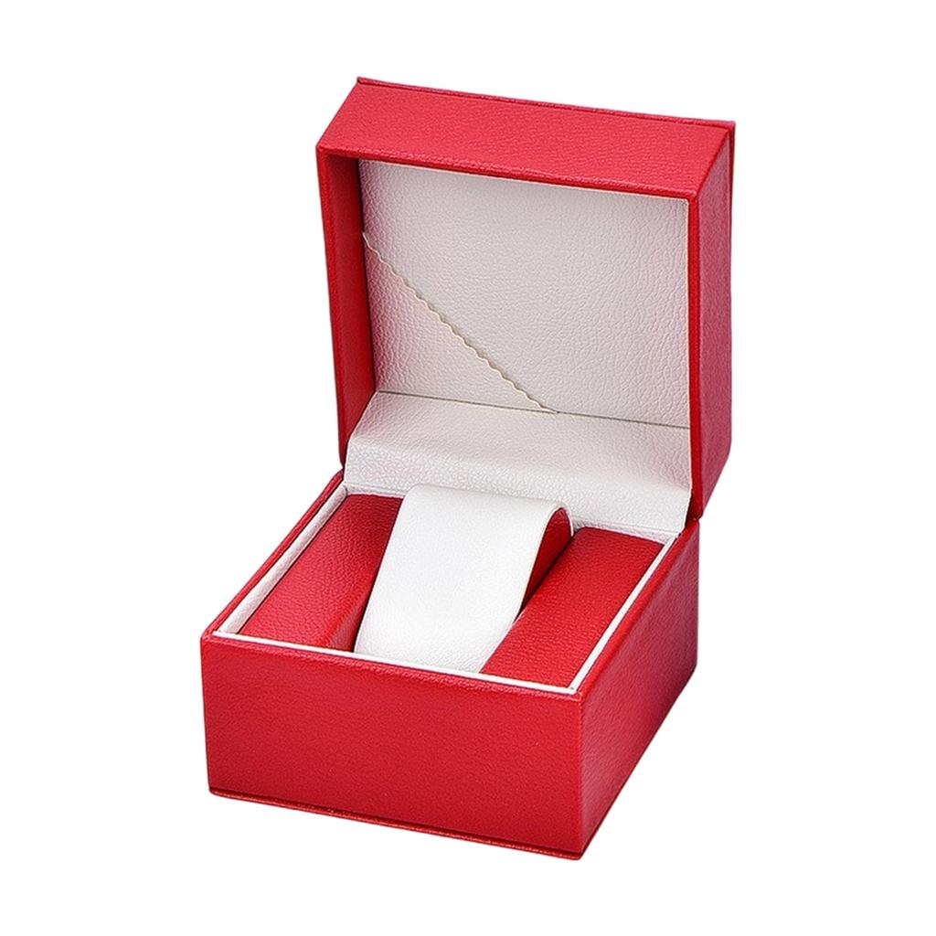 Modische Einzeluhren-Geschenkbox in mehreren eleganten Farben, praktisch für Schmuck- und Armband-Aufbewahrungslösung