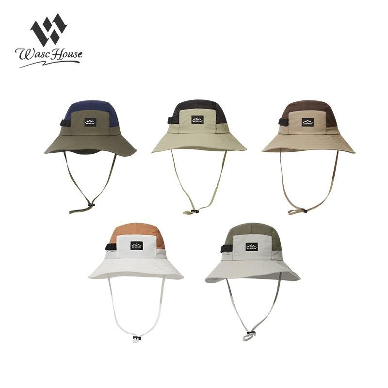 New bucket hat color matching sun protection hat men and women summer hiking camping quick drying mountaineering hat couple leisure basin hat