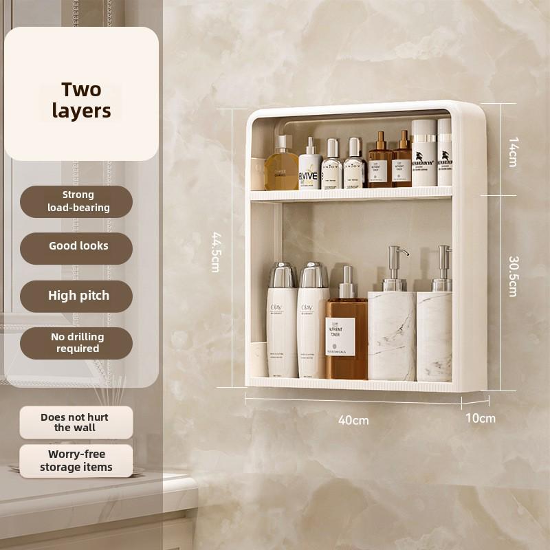 

Настенная многоуровневая полка для ванной комнаты для хранения и организации