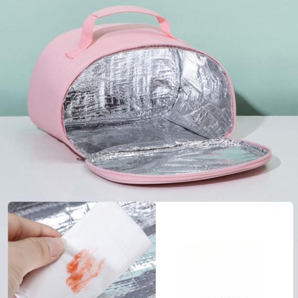 Labubu Thickened Aluminum Foil Bento Bag Student Lunch Box Bag Large-capacity Hand-held Insulated Bag