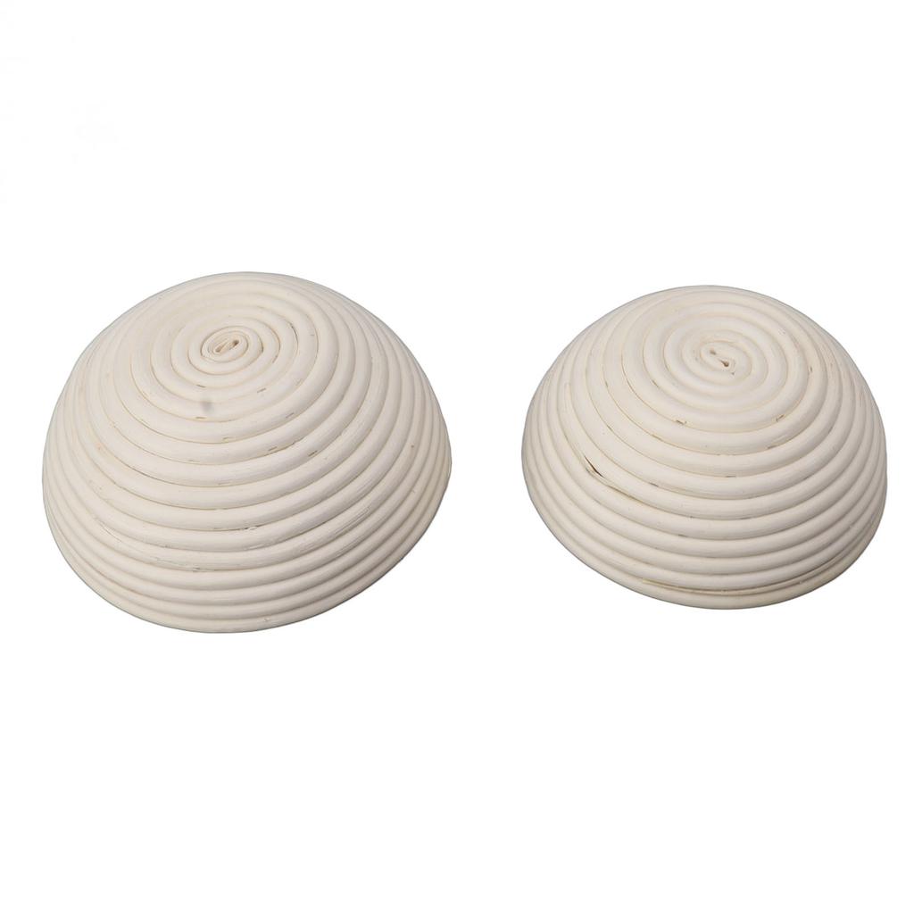 Runder Gärkorb mit Einlegetuch, Teig-Gärschale aus Rattan-Set für die Brotherstellung 20CM und