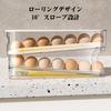 Egg Holder, Automatic Rolling Egg Case, Transparent Double-Layer Egg Storage Case, Large Capacity, Refrigerator Storage Case, Space-Saving