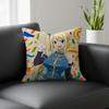 Anime Lucy Heartfilia Fairy Tail Cushion Cover Natural Linen Pillowcase Set AllinOne Decor for Sofa Bedroom  Chair