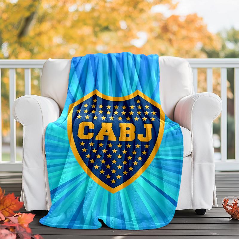 CABJ Flannel Blanket Soft All-Season Throw, Design for Camping, Car Travel, Hiking Sofa, Bed, Office Perfect Gift for Parties