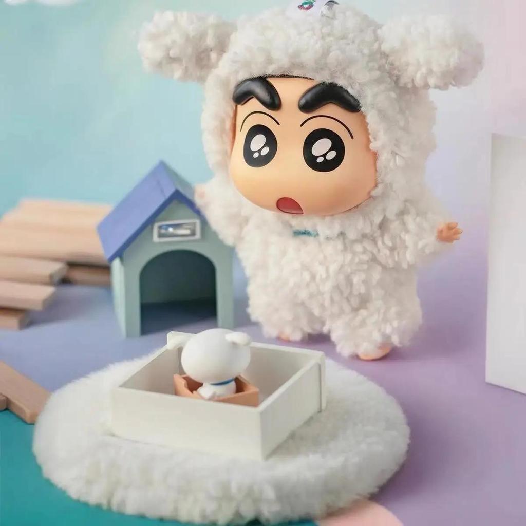 Toptoy CrayonShin-Chan Blind Box Costume Party Series Vinyl Doll Anime Action Figure Mystery Box Kawaii Collection Model ToyGift