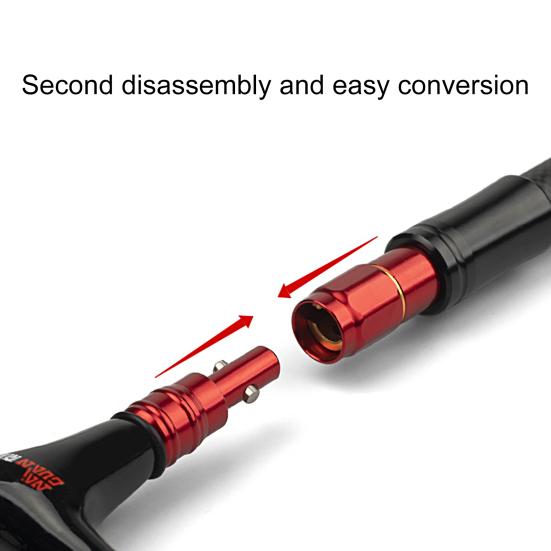 Fishing Net Connector Strong Load-bearing Anodization Connection Alloy Fishing Rod Pole Connector for Outdoor Angling