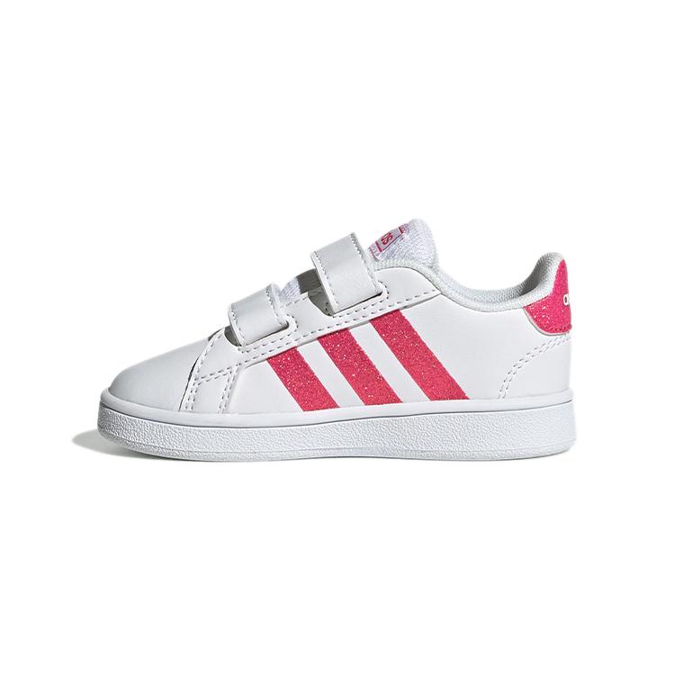 

Adidas Neo GRAND COURT Cushioning Low top Skateboard Shoes White Pink Infant And Toddler EG3815 21
