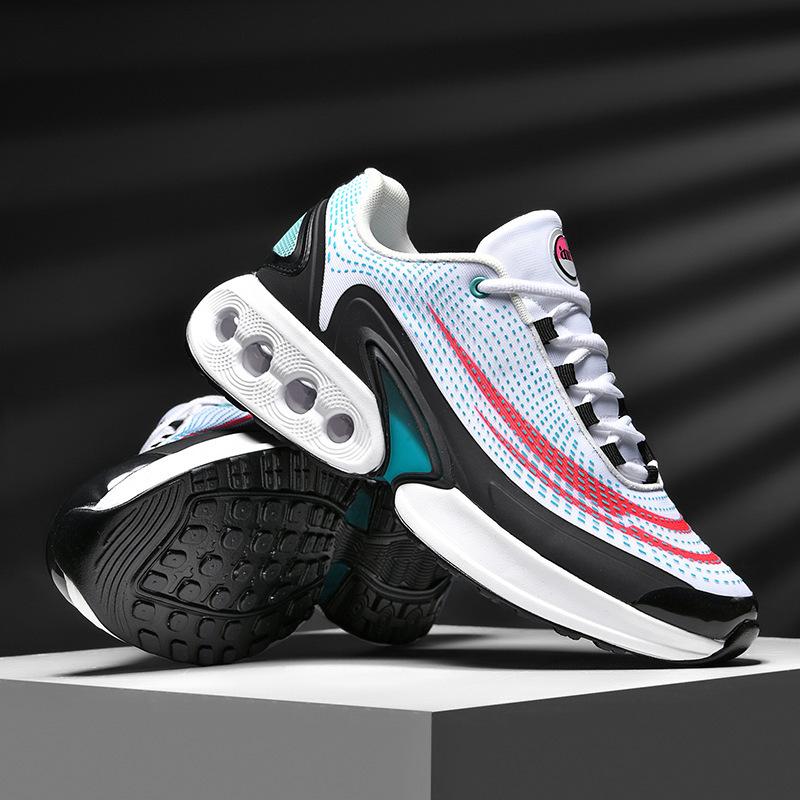 Amazon large-size shoes, new men's and women's air cushion sneakers, cushioning and breathable, student running training