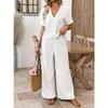 IHUASU Tute Casual da Donna a Maniche Corte con Scollo a V